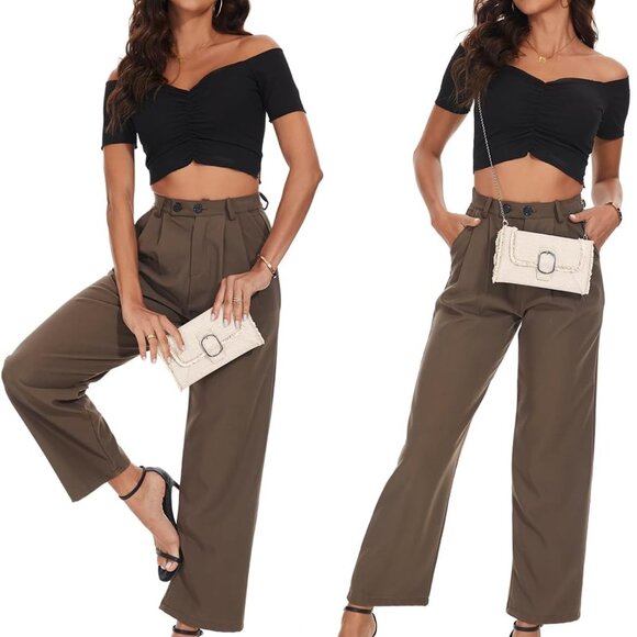 Crossbody Bag for Women Leather Small Purse Cellphone Wallet Adjustable Chain - Picture 6 of 7